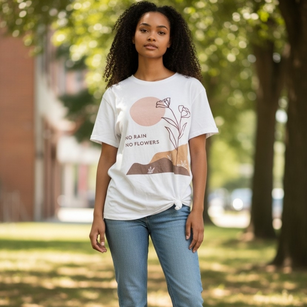 Recycled Revolution Tee White sz M